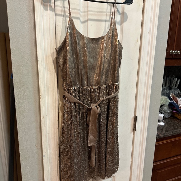 Bronze sequin dress - Picture 1 of 4